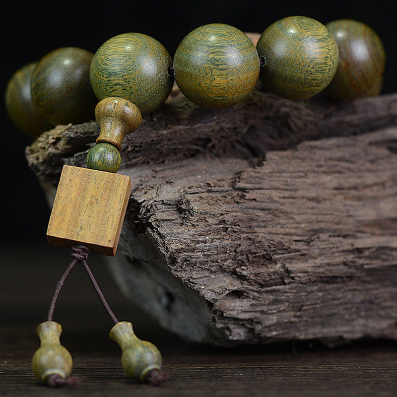 Tibetan Green Sandalwood Cure Bracelet