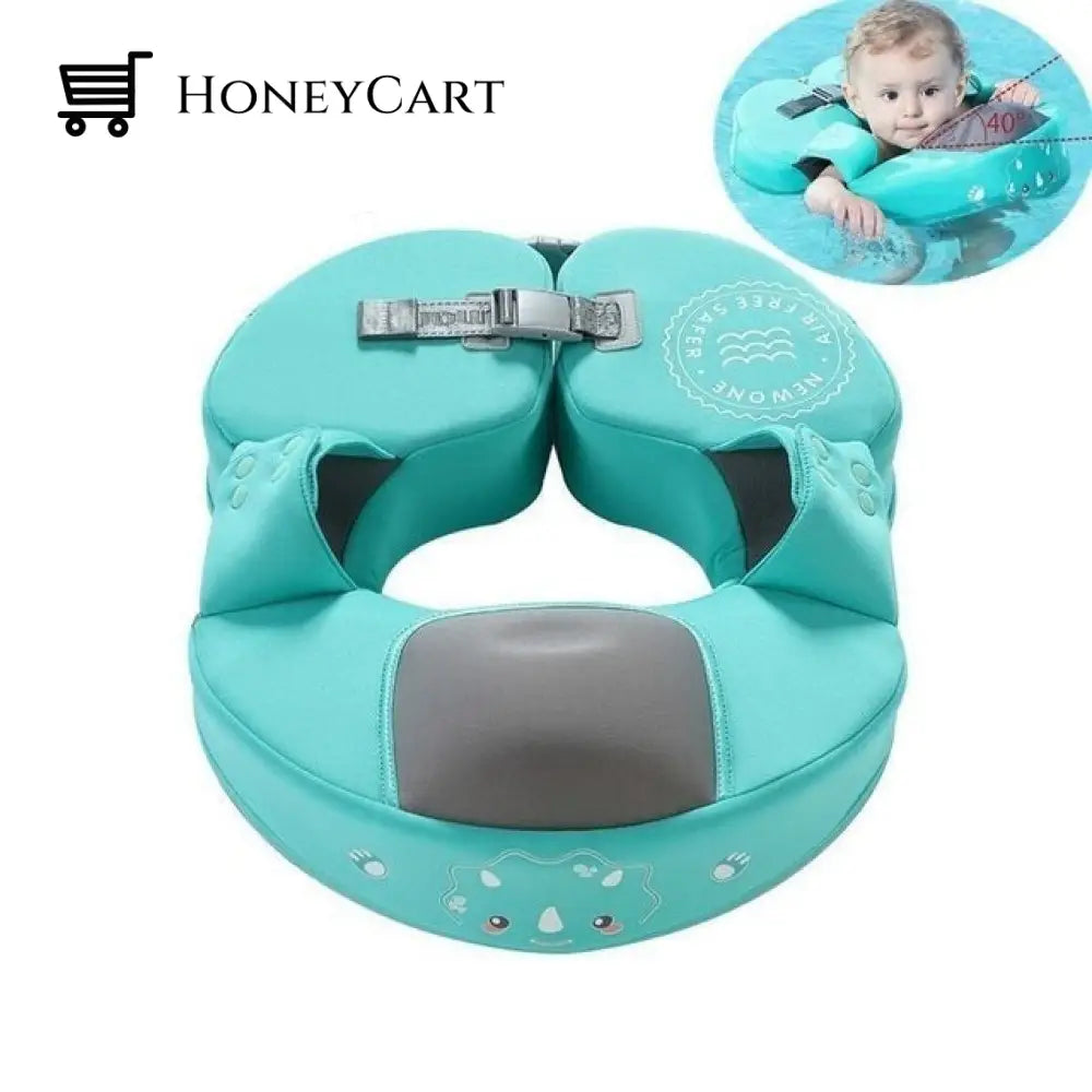Baby Float Waist Swimming Rings - Child Toys 3D Green Dinosaur Aids