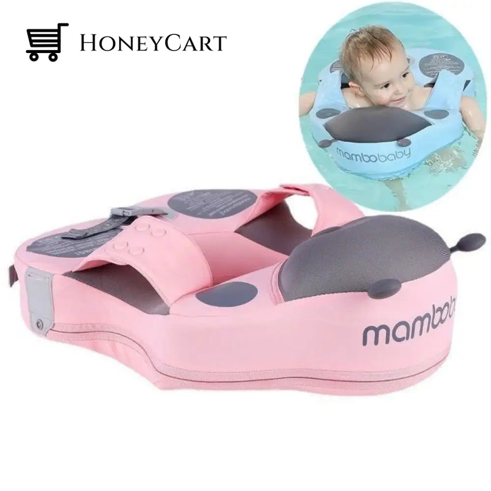 Baby Float Waist Swimming Rings - Child Toys Pu Ladybug Pink Aids