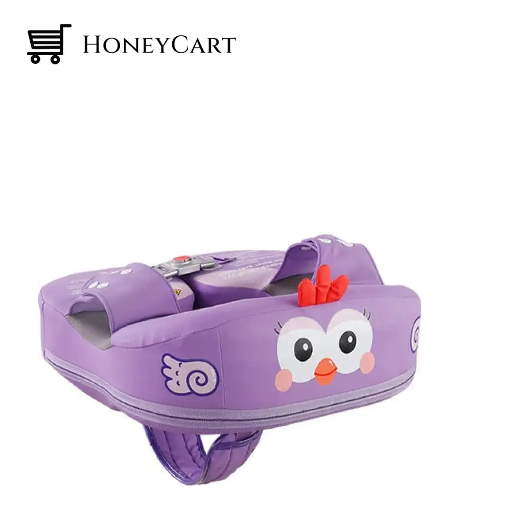 Baby Float Waist Swimming Rings - Child Toys Pu Purple Bird Aids