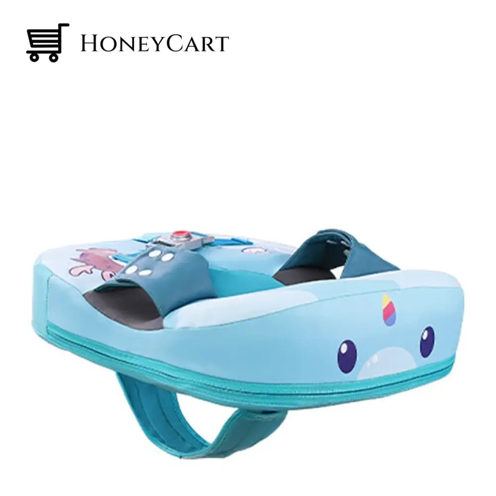 Baby Float Waist Swimming Rings - Child Toys Pu Unicorn Blue Aids