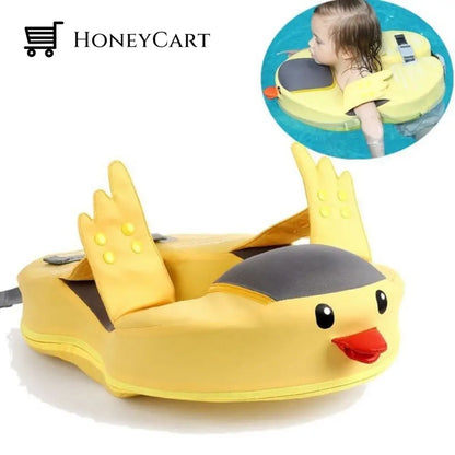 Baby Float Waist Swimming Rings - Child Toys Pu Yellow Duckling Aids