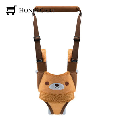 Baby Unisex Walker Assistant Harness Safety Toddler Belt Yellow Bear