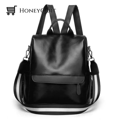 Backpack Crossbody Bag Black