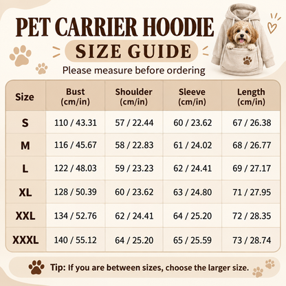 Cozy Fleece Pet Bonding Pouch Hoodie