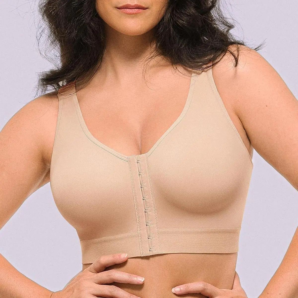 Shapecurve Shapewear with bra Bare Essentials AirSlim Unlined Wireless Back Support Bra