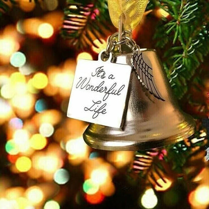 🎄Christmas Ornaments Angel Wings Bell🎅