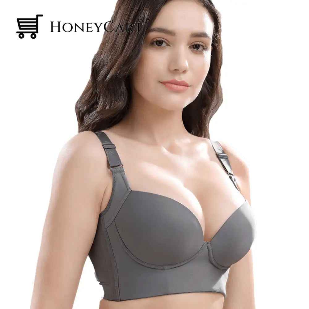 Beautiful Bra Back Dark Gray / 34/75Cde