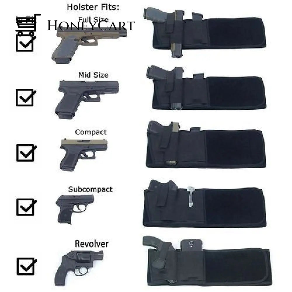 Belly Band Holster For Concealed Carry
