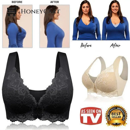 Best Choice Front Closure Extra-Elastic Breathable Bra