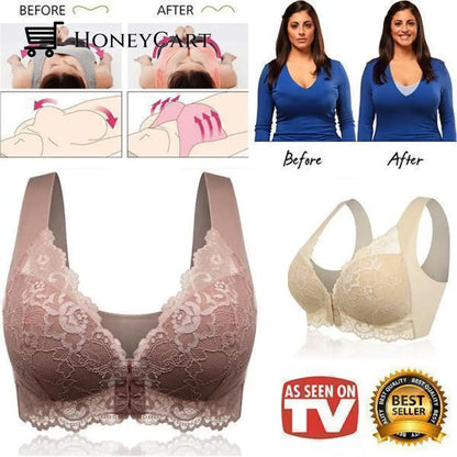 Best Choice Front Closure Extra-Elastic Breathable Bra