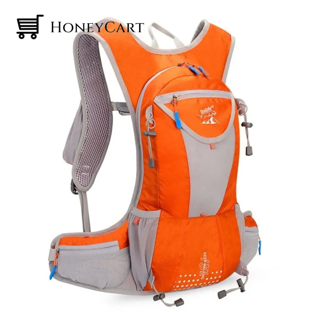 Bicycle Backpack For Outdoor Sports Orange