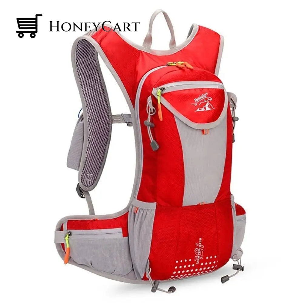 Bicycle Backpack For Outdoor Sports Red