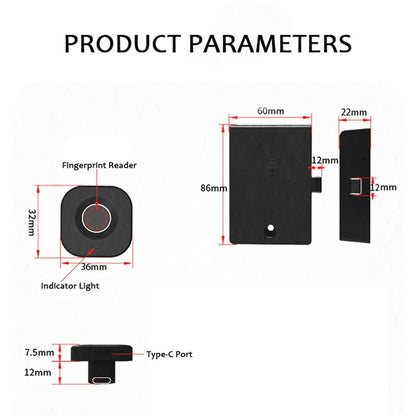 Biometric Fingerprint Cabinet Lock - Ultimate Security, Effortless Access