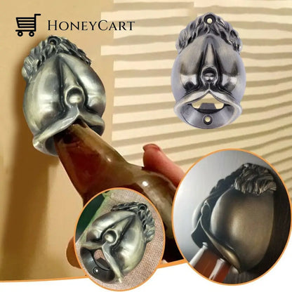 Bottle Opener Wall Mounted Cast Bronze Sculpture: The Goddess