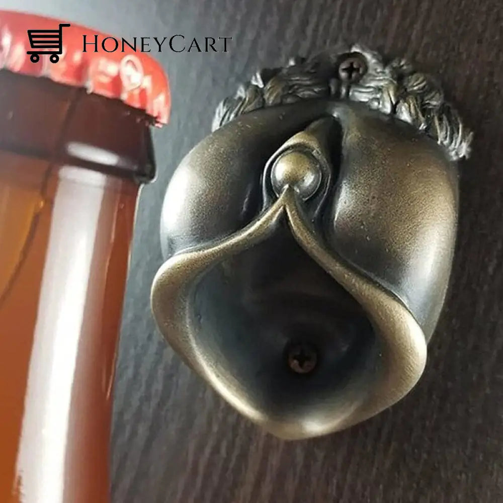 Bottle Opener Wall Mounted Cast Bronze Sculpture: The Goddess