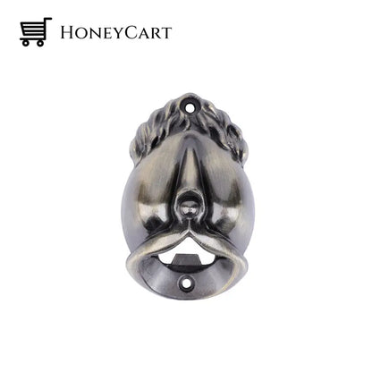Bottle Opener Wall Mounted Cast Bronze Sculpture: The Goddess