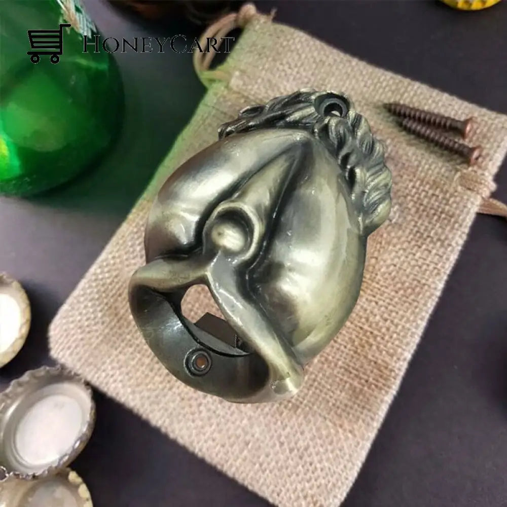 Bottle Opener Wall Mounted Cast Bronze Sculpture: The Goddess