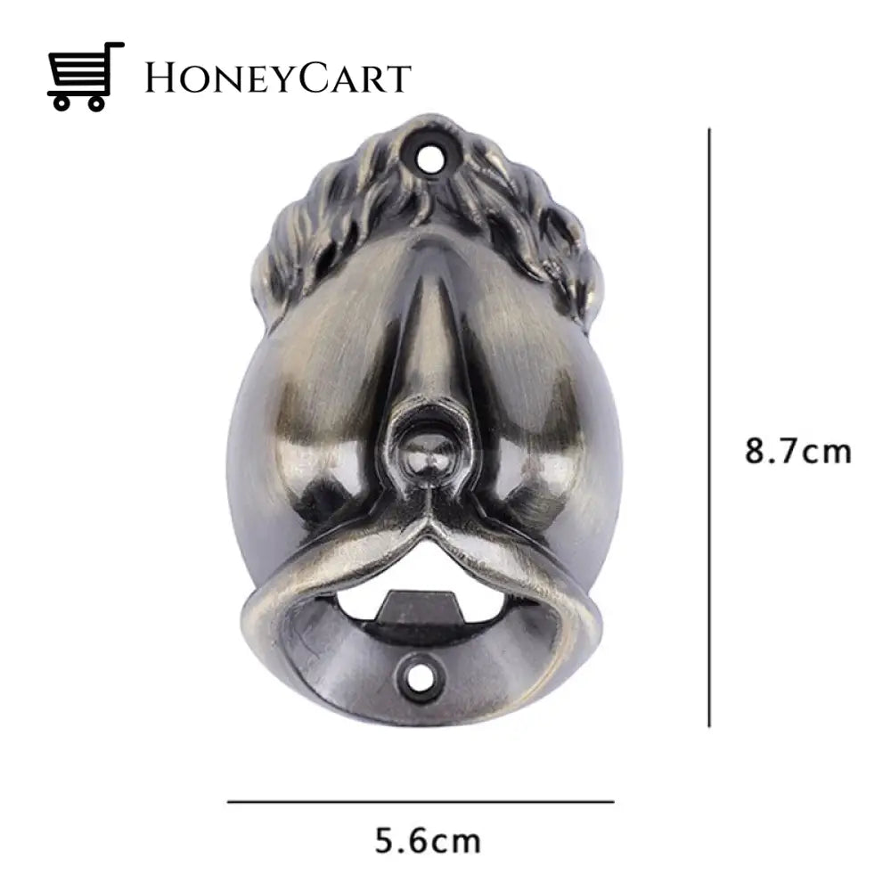 Bottle Opener Wall Mounted Cast Bronze Sculpture: The Goddess