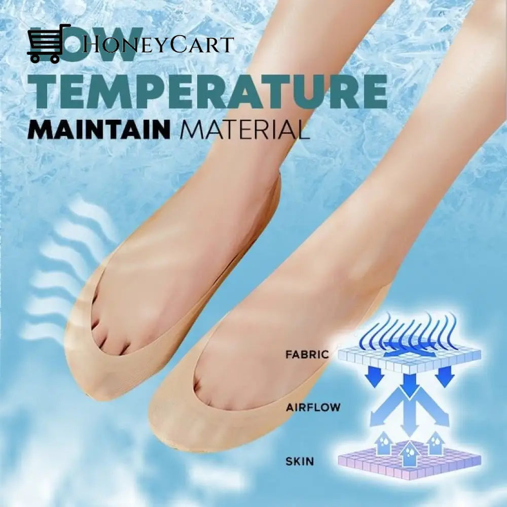 Breathable Ice Silk Socks - No Show Low Cut For Mens And Womens