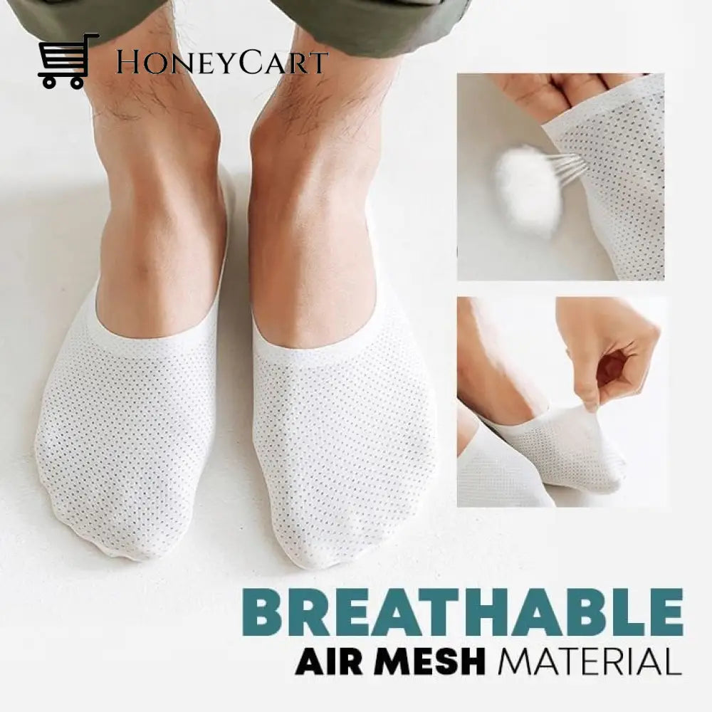 Breathable Ice Silk Socks - No Show Low Cut For Mens And Womens