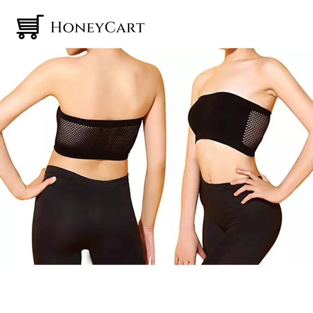 Breathable Mesh Anti-Exposed Tube Top