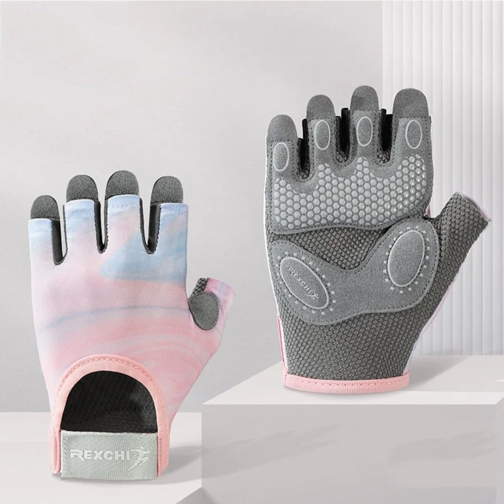 Breathable Non-Slip Half Finger Cycling Gloves