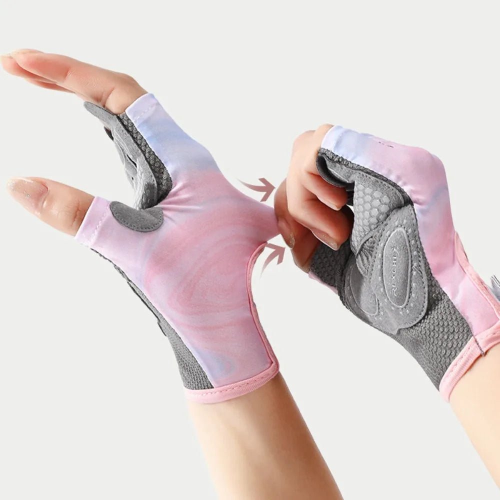 Breathable Non-Slip Half Finger Cycling Gloves