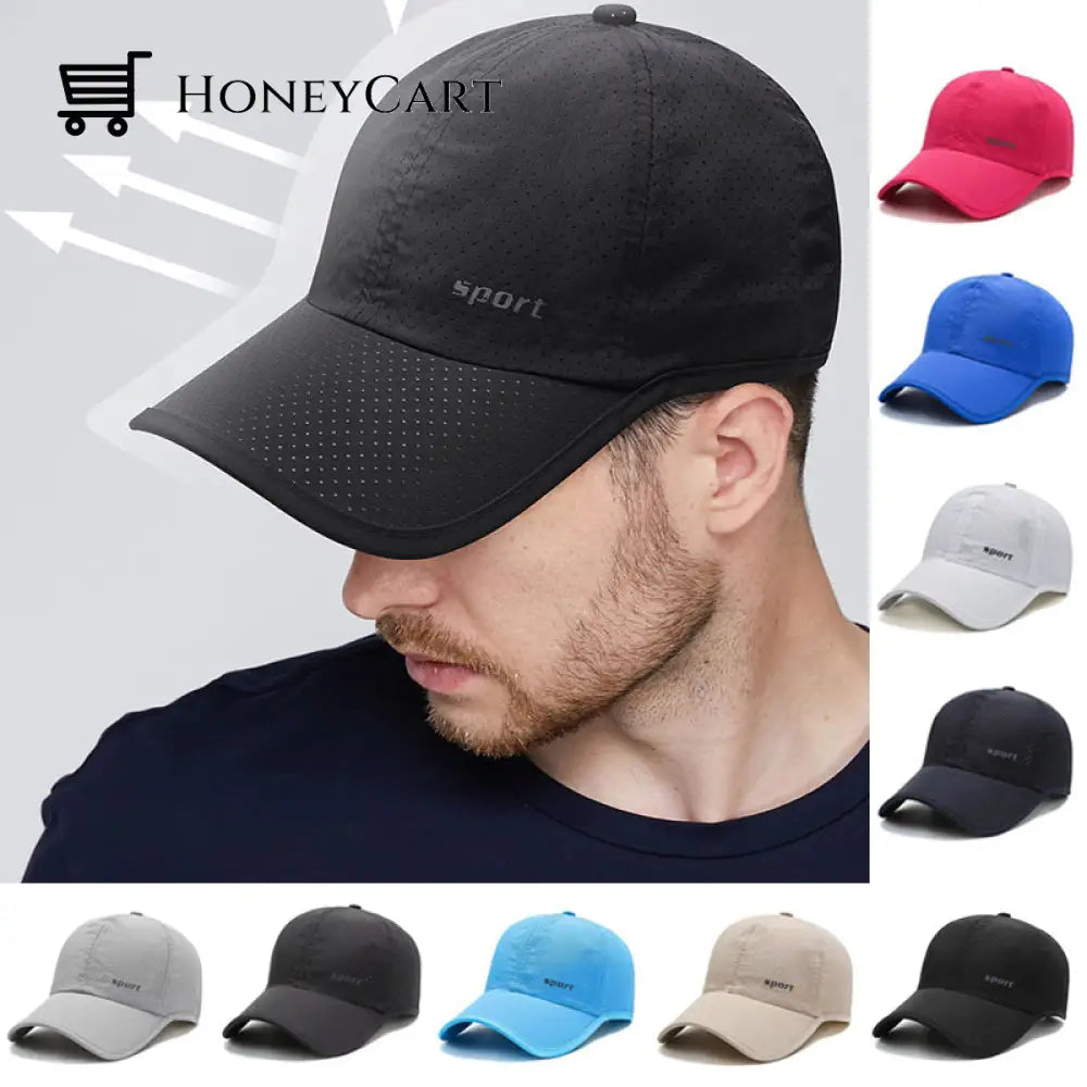 Breathable Sun Protection Peaked Cap