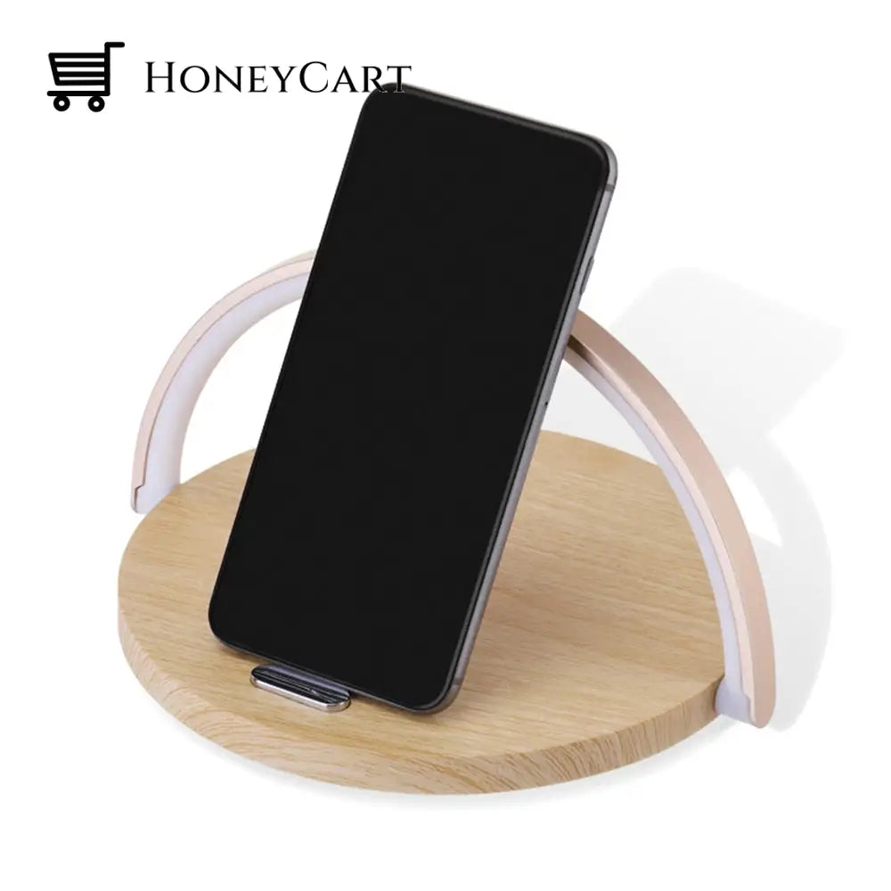 Brelong Qi Wireless Charger Led Table Lamp Shades