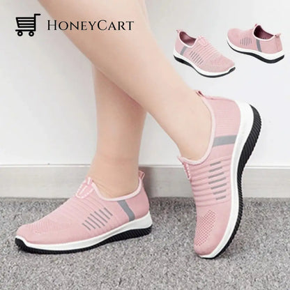 Bunion Correcting Shoes Casual Sneakers For Women Pink / 6 Flats