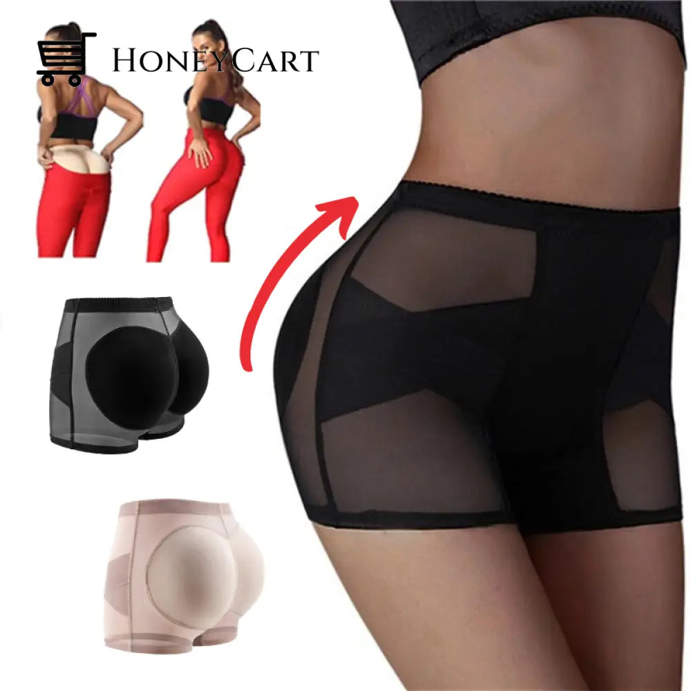 Butt Lift Panties Tummy Control With Removable Pads Lifter For Women Black / S Pants