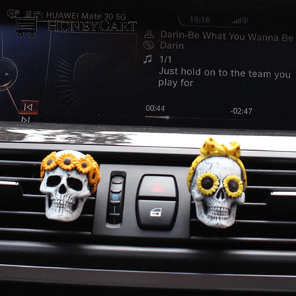 Buttylife(Early Halloween Promotion) Evil Skulls With Air Freshener Car Accessories