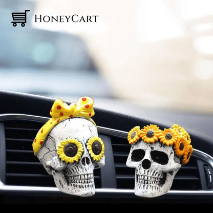 Buttylife(Early Halloween Promotion) Evil Skulls With Air Freshener Car Accessories