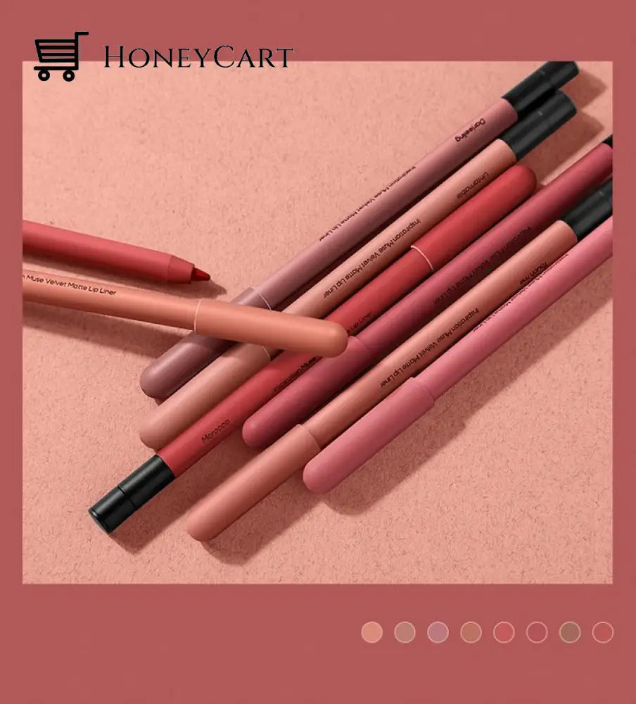 Buy 2 Get I Free--Matte Long Lasting Smooth Creamy Color Lip Liner Pen Crayon