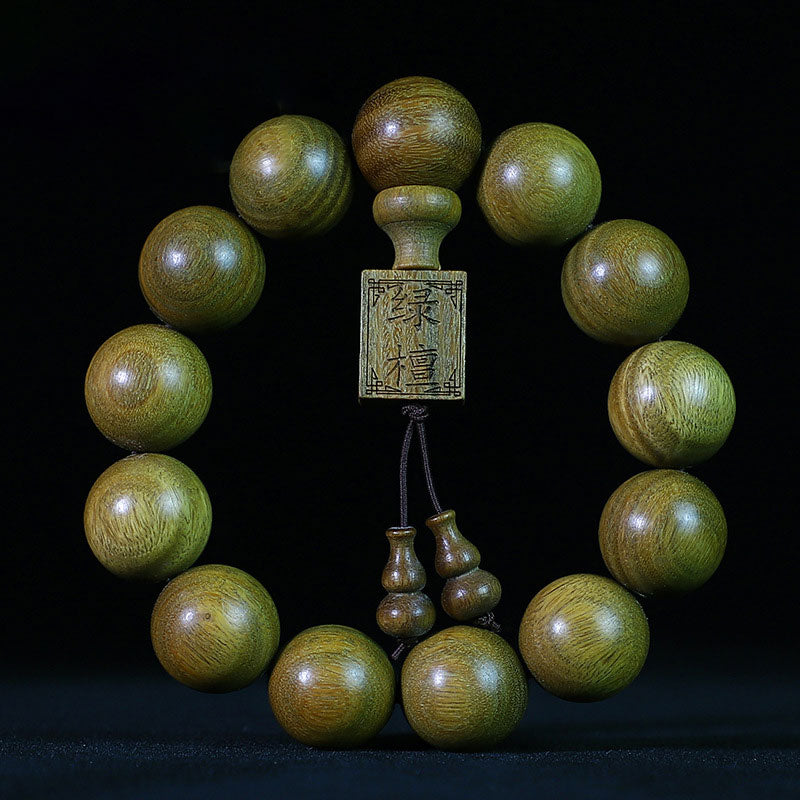 Tibetan Green Sandalwood Cure Bracelet