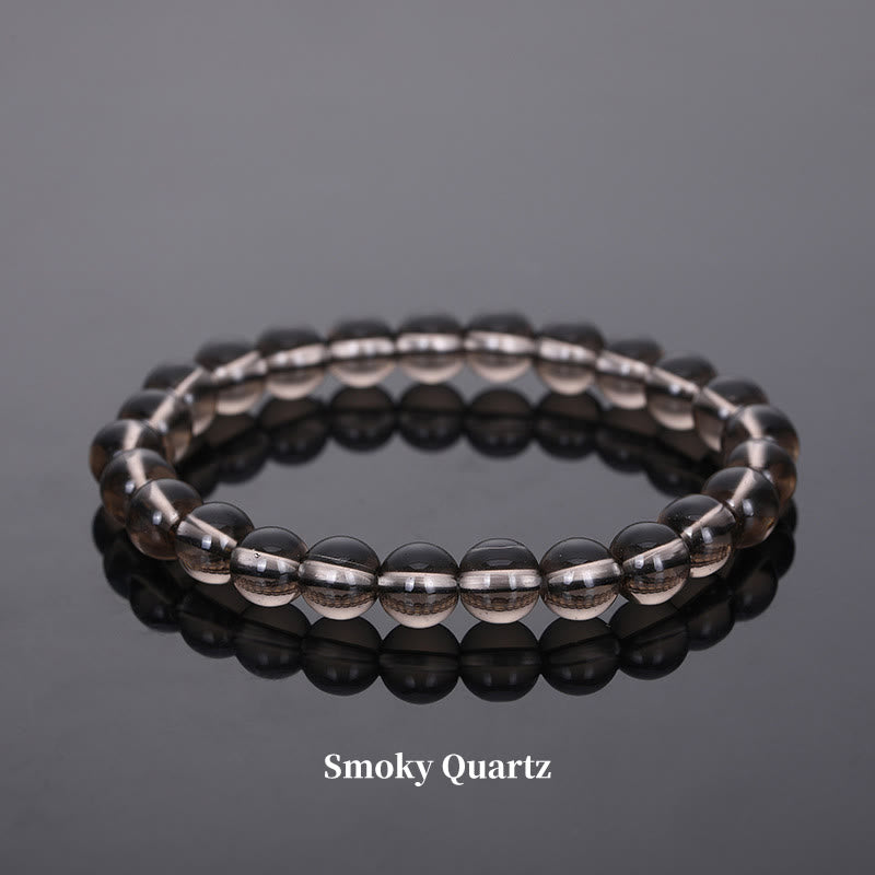 Natural Stone Quartz Healing Beads Bracelet