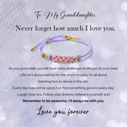 Grandmother And Granddaughter Blossom Knot Bracelet