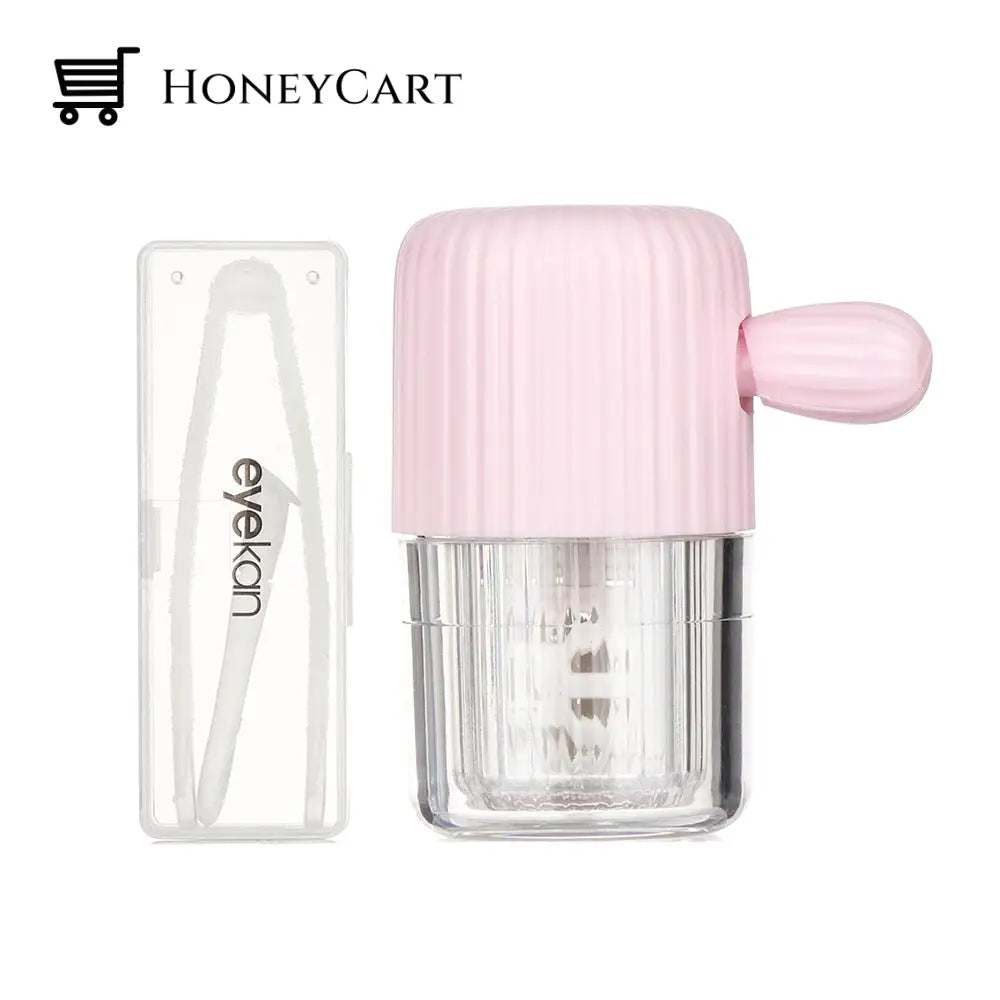 Cactus Contact Lens Cleaner Box Pink Bags