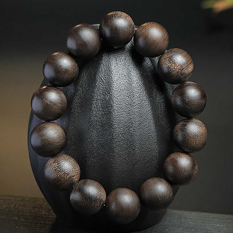 108 Mala Beads Agarwood Peace & Strength Bracelet