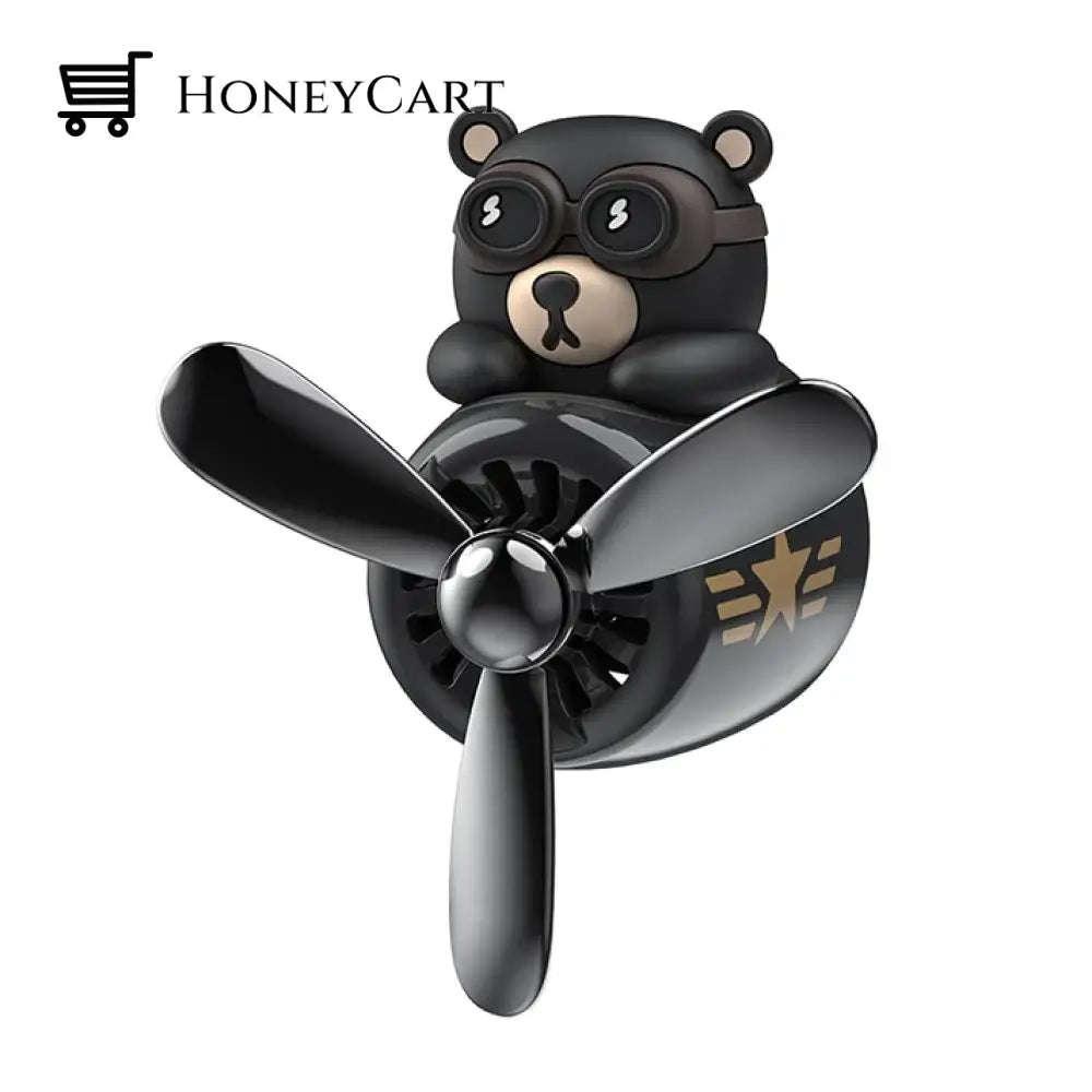 Car Aromatherapy Air Freshener Black Captain-Bear Tool