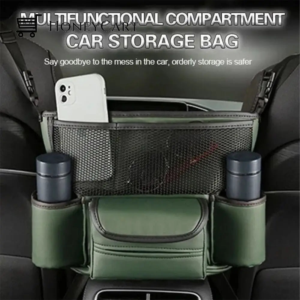 Car Large Capacity Pu Storage Bag