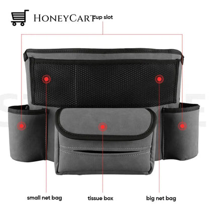 Car Large Capacity Pu Storage Bag