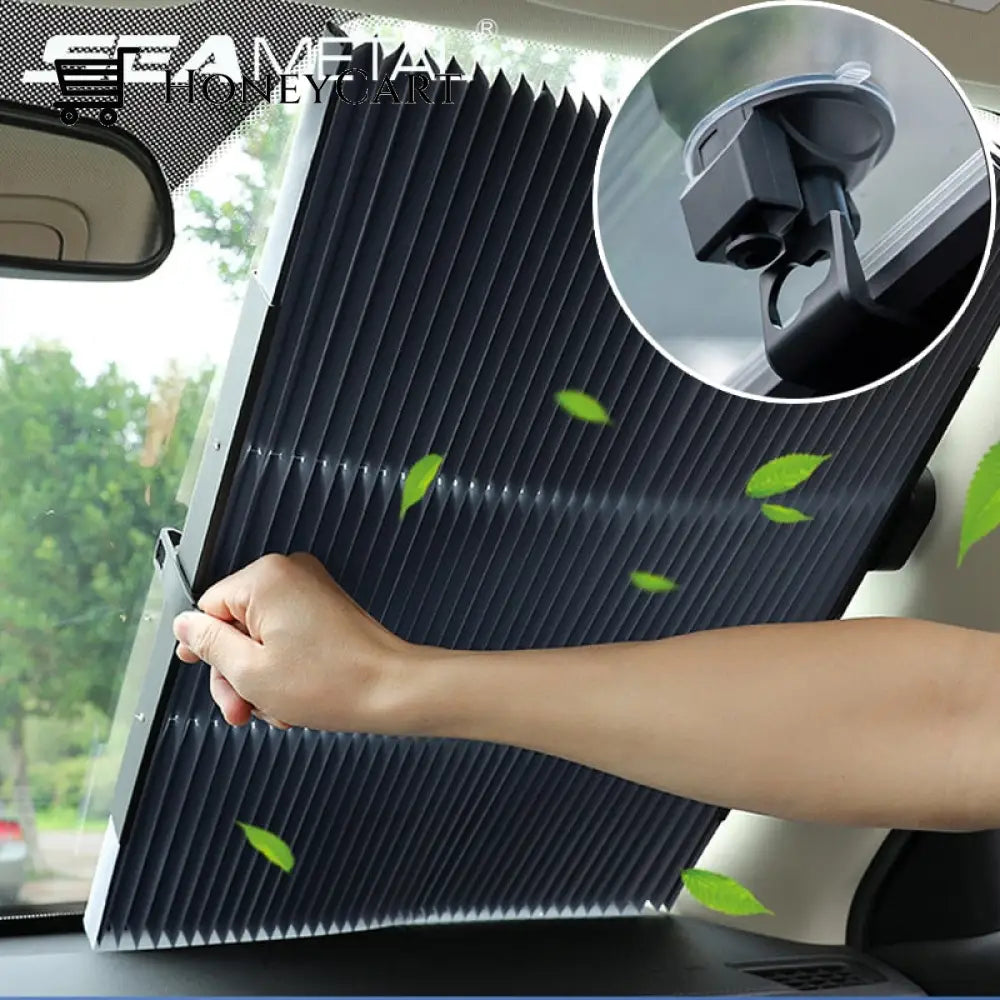 Car Retractable Curtain With Uv Protection 45Cm