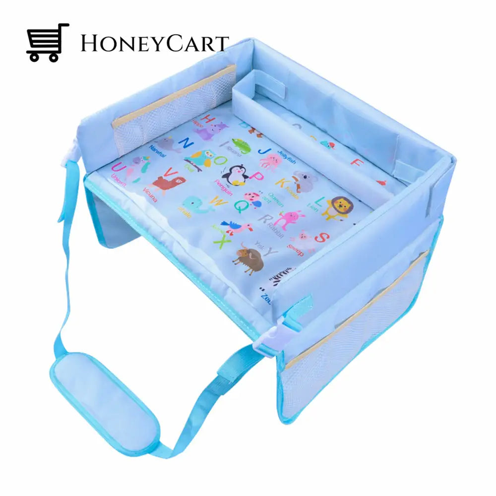 Car Seat Organizer Storage Waterproof Kids Travel Tray