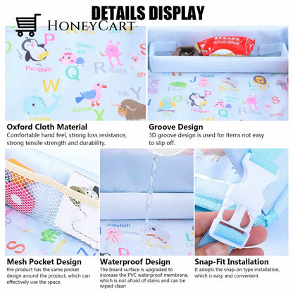 Car Seat Organizer Storage Waterproof Kids Travel Tray
