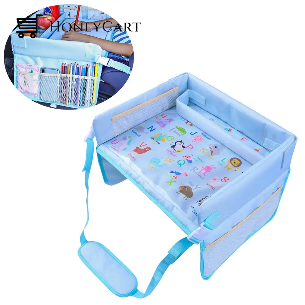 Car Seat Organizer Storage Waterproof Kids Travel Tray