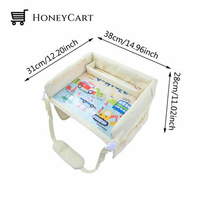 Car Seat Organizer Storage Waterproof Kids Travel Tray Vehicles Style