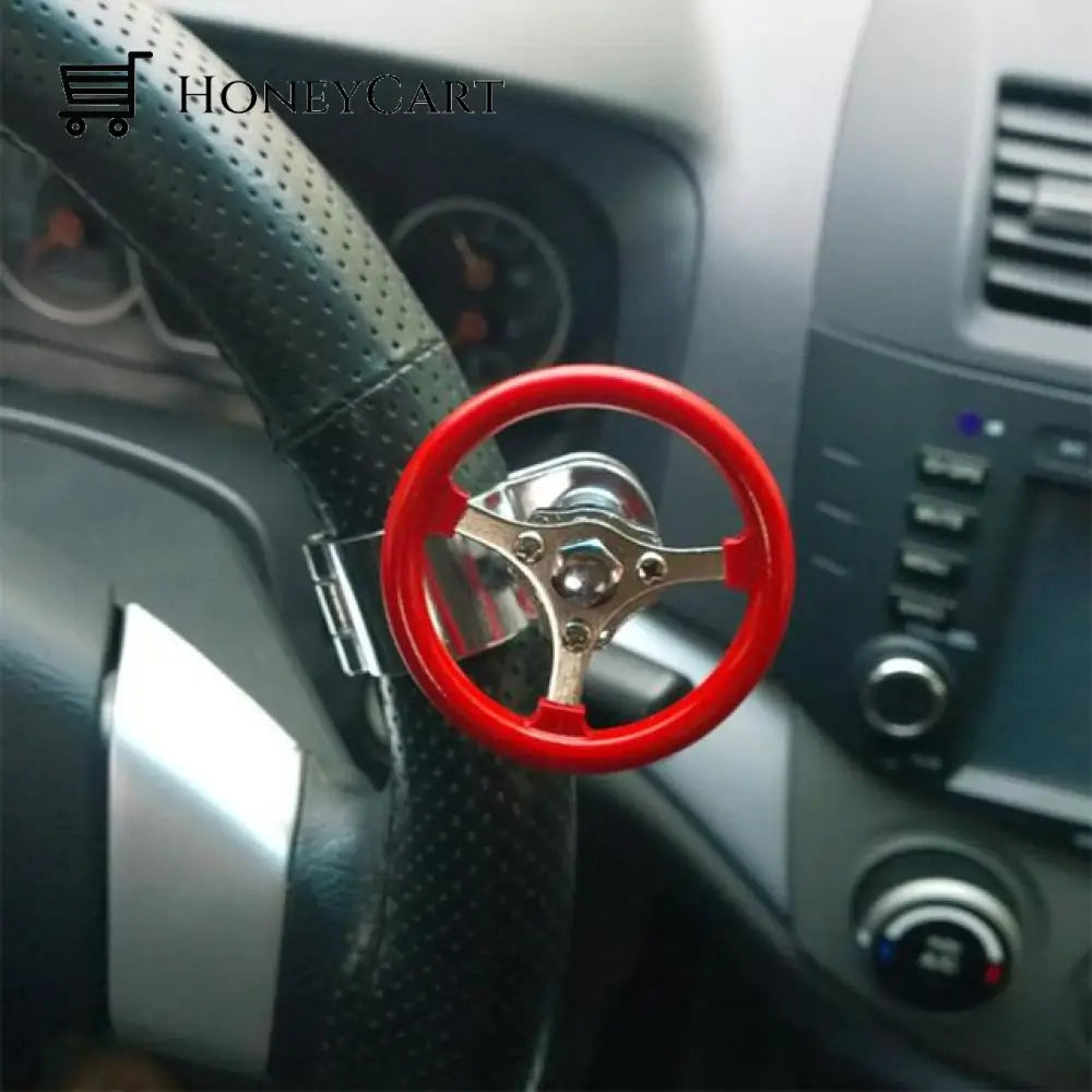 Car Steering Wheel Knob Spinner Dark Grey Vehicle Parts & Accessories