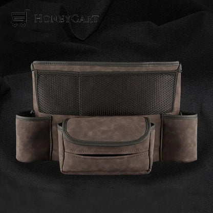 Car Storage Pocket Brown